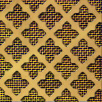 Mesh Backed Brass
