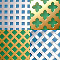 anodised aluminium perforated panels