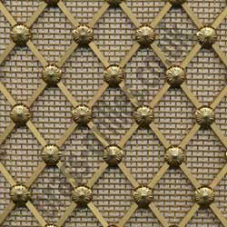 Regency Natutal Brass Decorative Grille -  25mm Diamonds