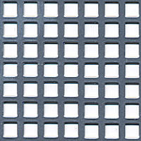 6mm Square Holes - Silver