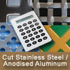 Cut Pricing for Anodised Aluminium and Polished Stainless Steel Perforated sheet  