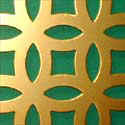 Gold Aluminium patterns