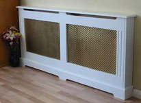 Elegant Classic - Fluted with Brass Effect MDF Grilles