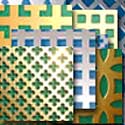 anodised aluminium perforated panels